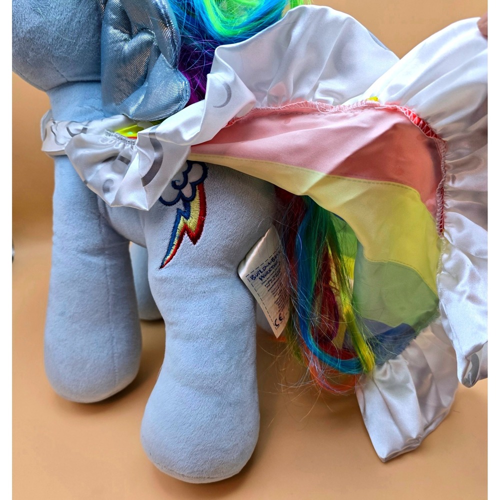 Build-A-Bear My Little Pony Rainbow Dash Plush 15 inch with Rainbow Dress‎ Wings - Picture 13 of 16